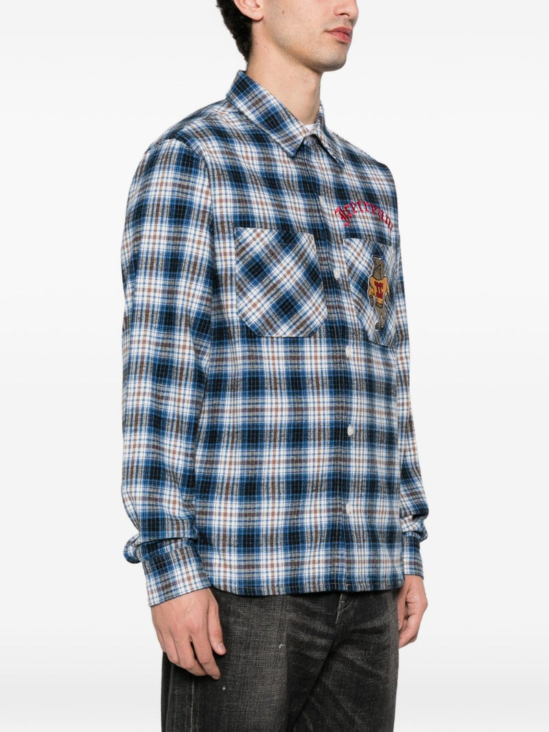 Icecream Icecream Checked cotton shirt
