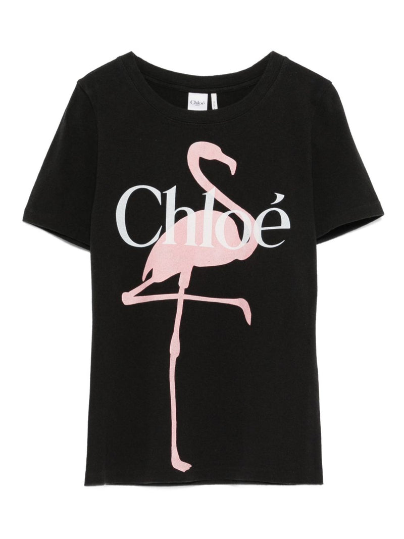 Chloé ChloÃ© Printed cotton t-shirt | Urbalenti™ NYC