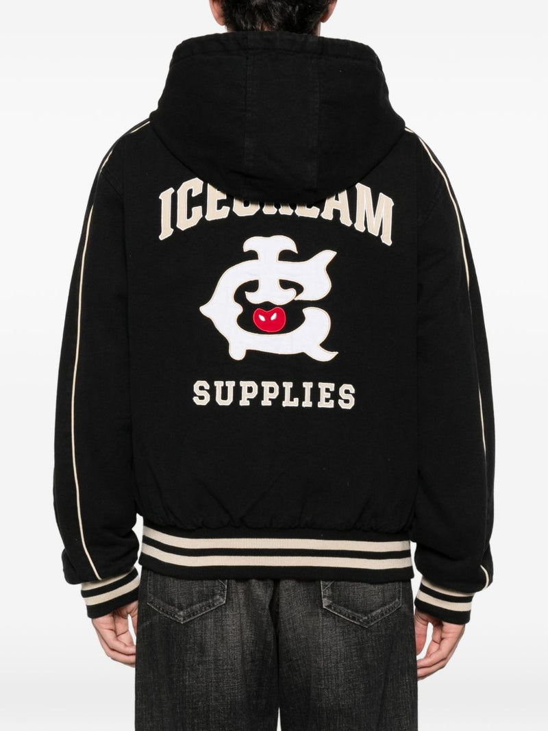 Icecream Icecream Cotton hooded bomber jacket