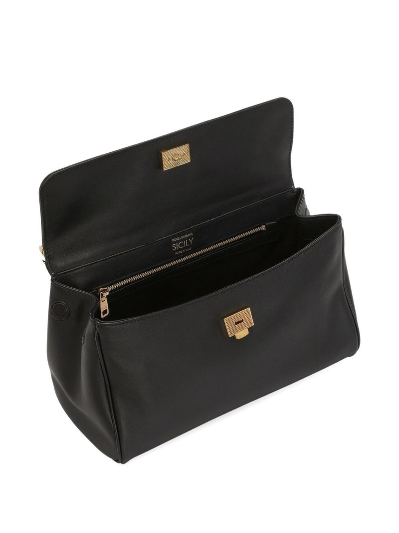 Dolce & Gabbana -MY SICILY HANDBAG IN PLONGÉ CALFSKIN | URBALENTI™