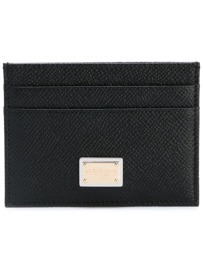 Dolce & Gabbana -card holder with logo plaque on the front | Urbalenti™ NYC