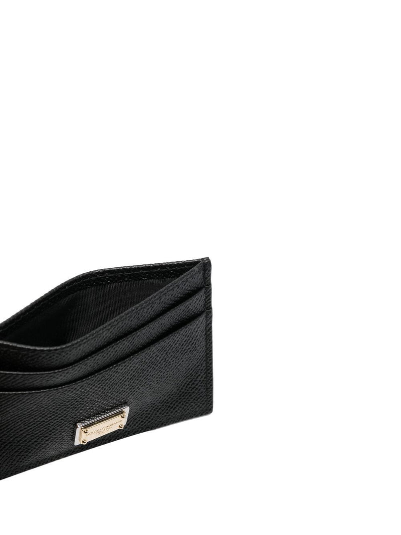 Dolce & Gabbana -card holder with logo plaque on the front | Urbalenti™ NYC