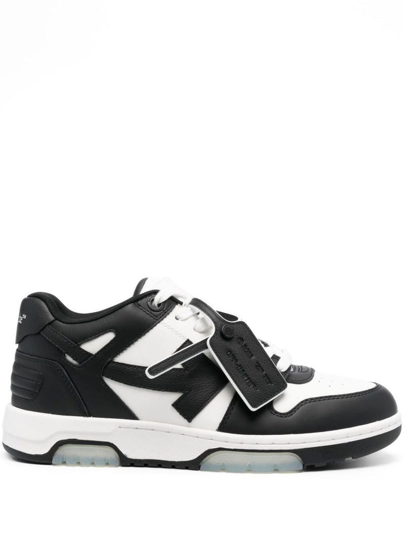 Off White Out Of Office Sneakers Black/White | Urbalenti™ NYC
