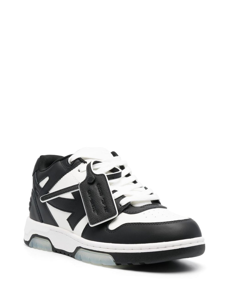 Off White Out Of Office Sneakers Black/White | Urbalenti™ NYC