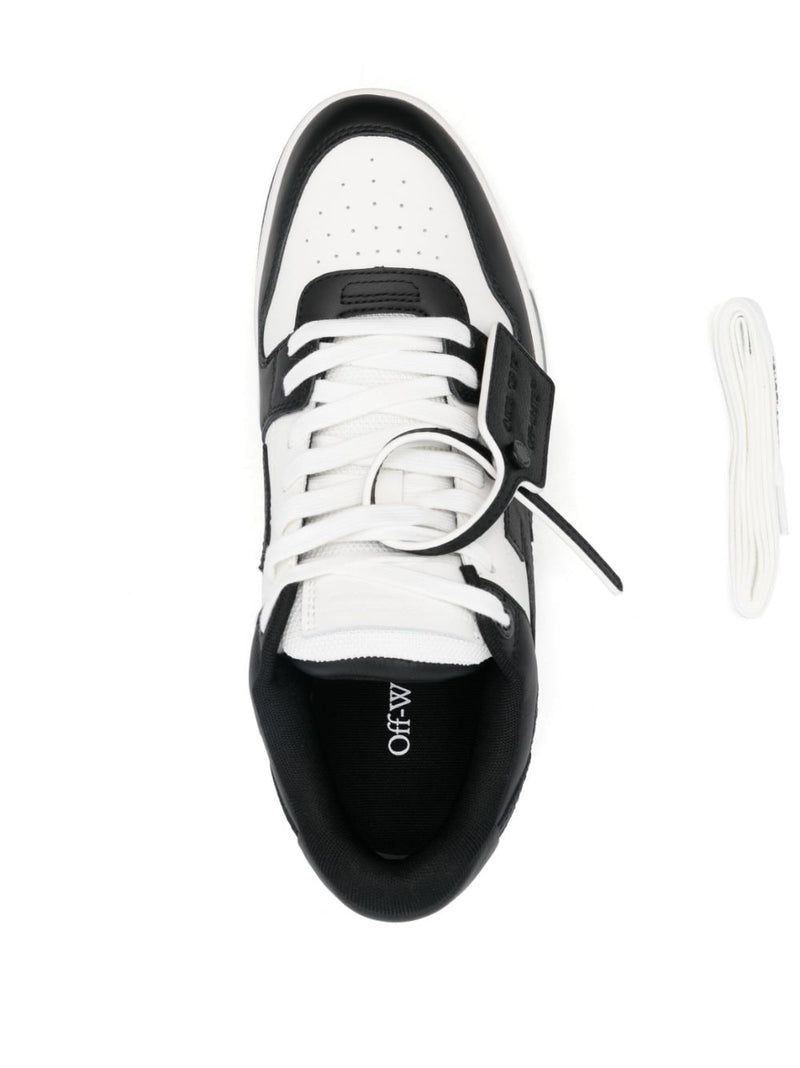 Off White Out Of Office Sneakers Black/White | Urbalenti™ NYC