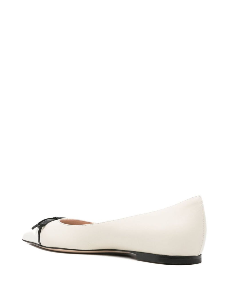 Valentino Garavani Bepointy leather ballet flats | Ur... | Urbalenti™ NYC