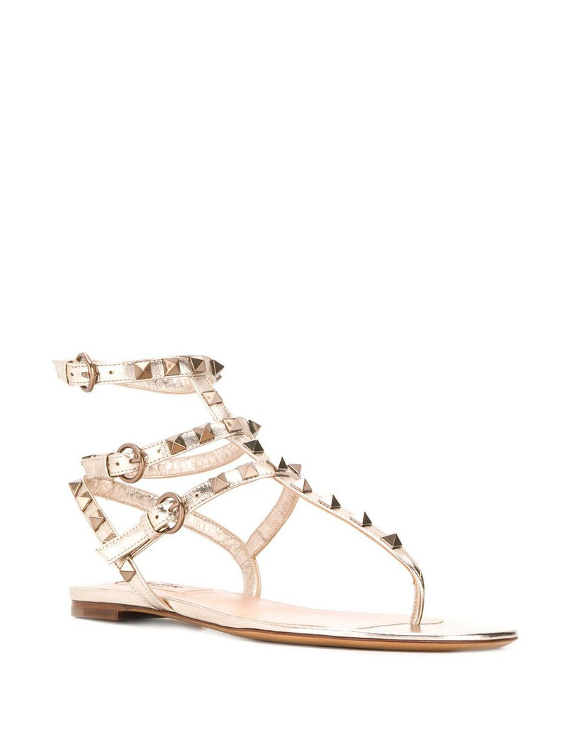 Valentino Garavani Valentino Garavani Rockstud metallic sandals
