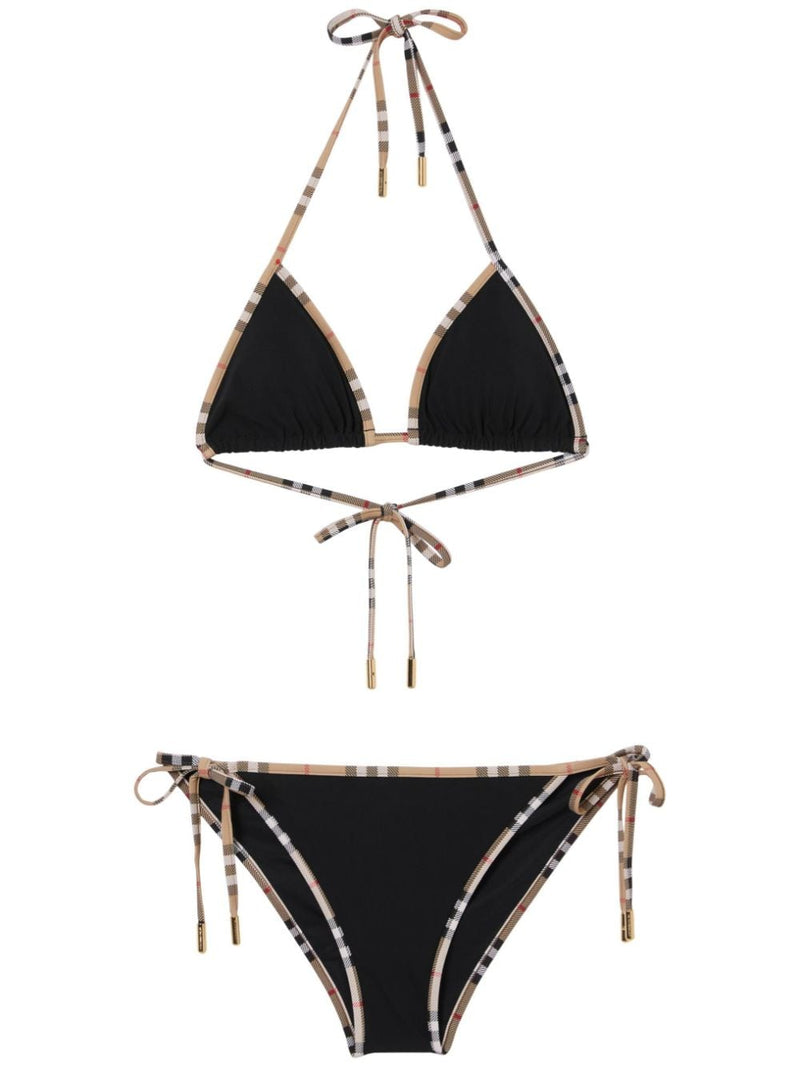 Burberry Check triangle bikini set | Urbalenti™ NYC