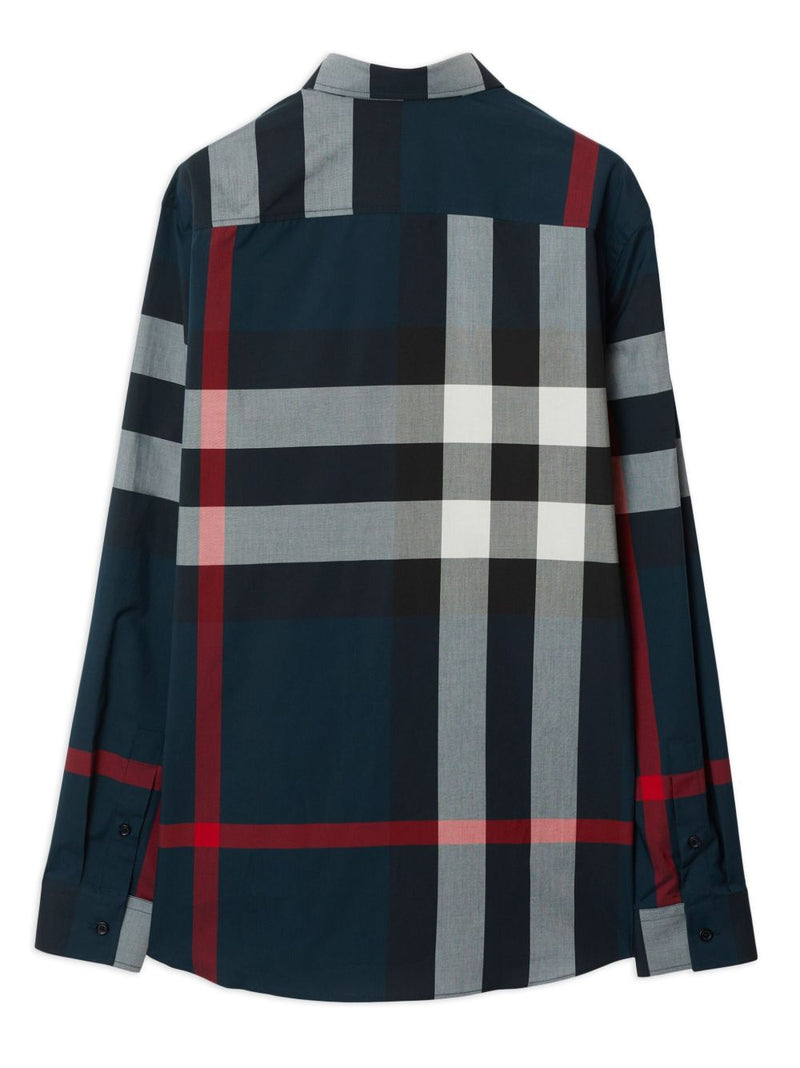 Burberry Check cotton shirt | Urbalenti™ NYC