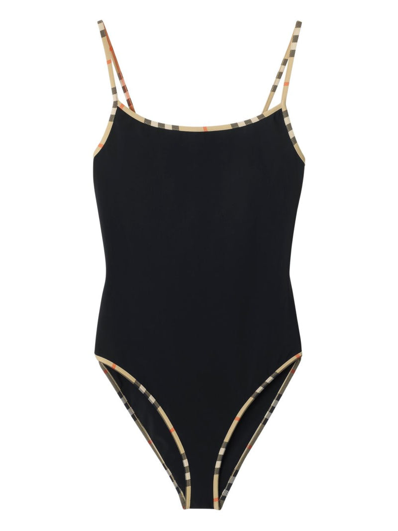 Burberry Check detail swimsuit | Urbalenti™ NYC