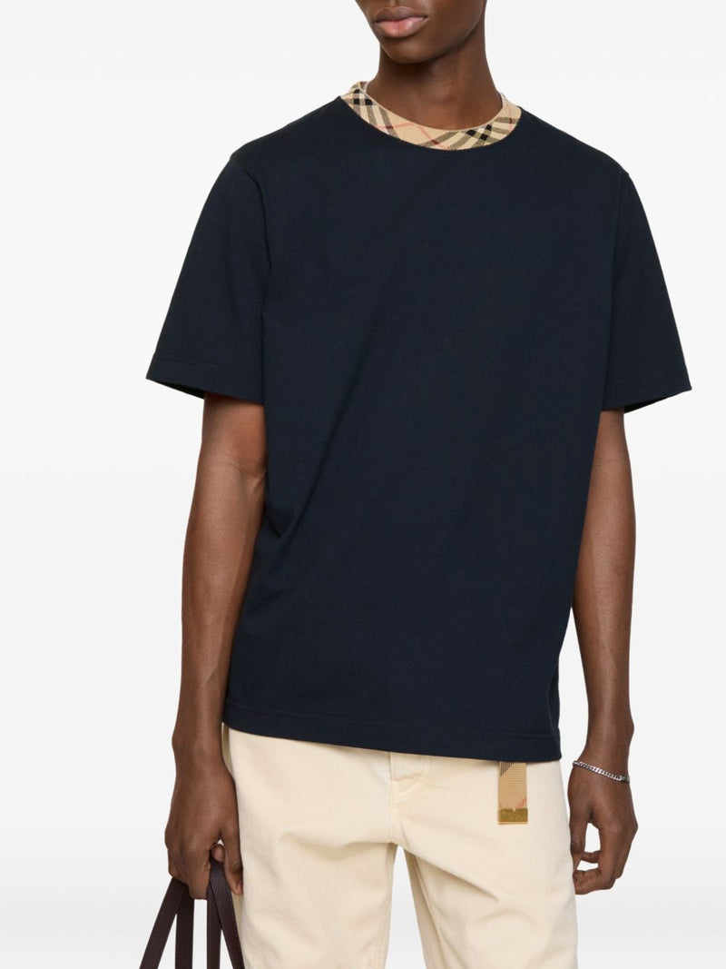 Burberry Check motif cotton t-shirt | Urbalenti™ NYC
