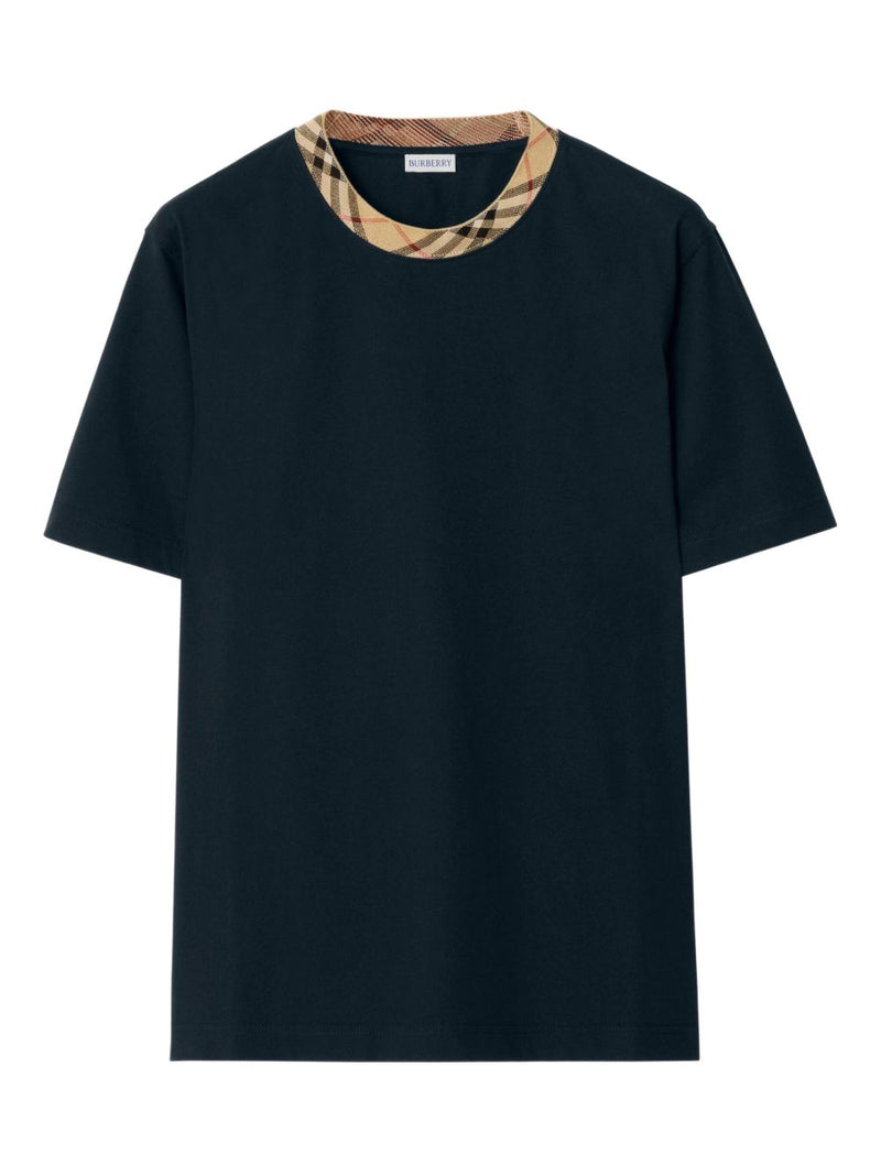Burberry Check motif cotton t-shirt | Urbalenti™ NYC