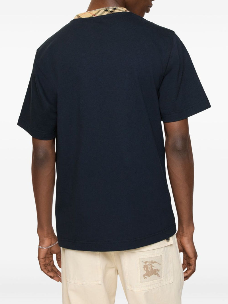 Burberry Check motif cotton t-shirt | Urbalenti™ NYC