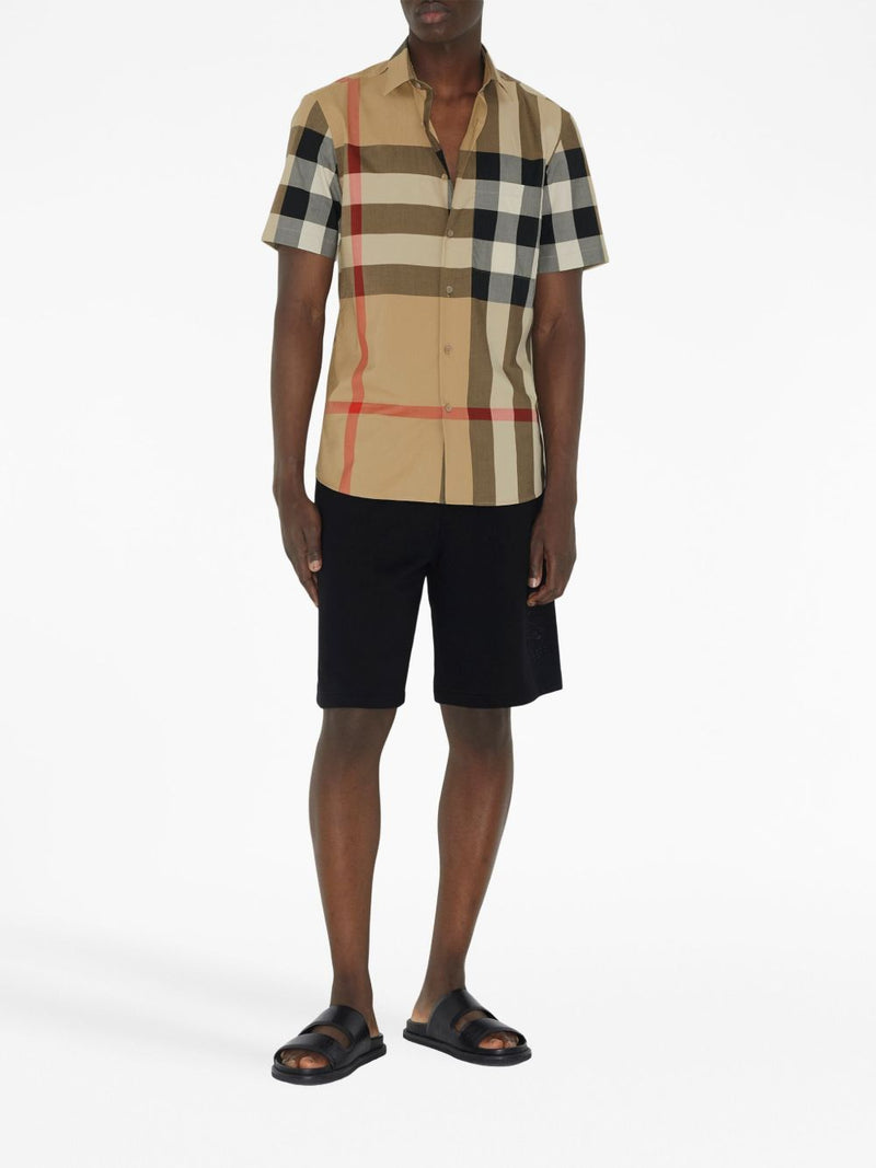 Burberry Check cotton shirt | Urbalenti™ NYC