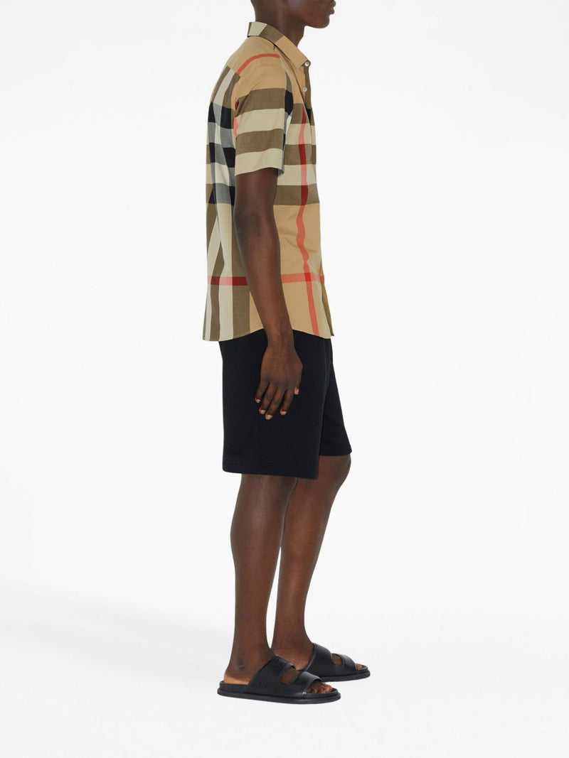 Burberry Check cotton shirt | Urbalenti™ NYC