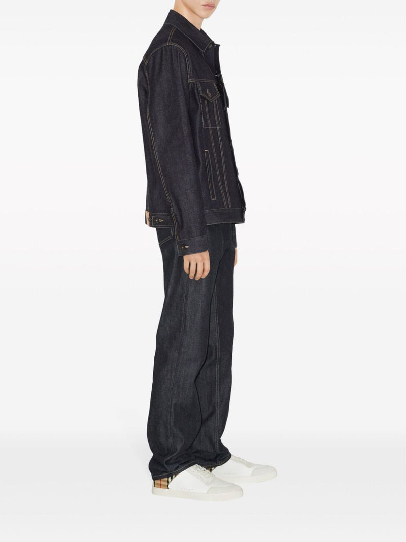 Burberry Leather, suede and check sneakers | Urbalenti™ NYC