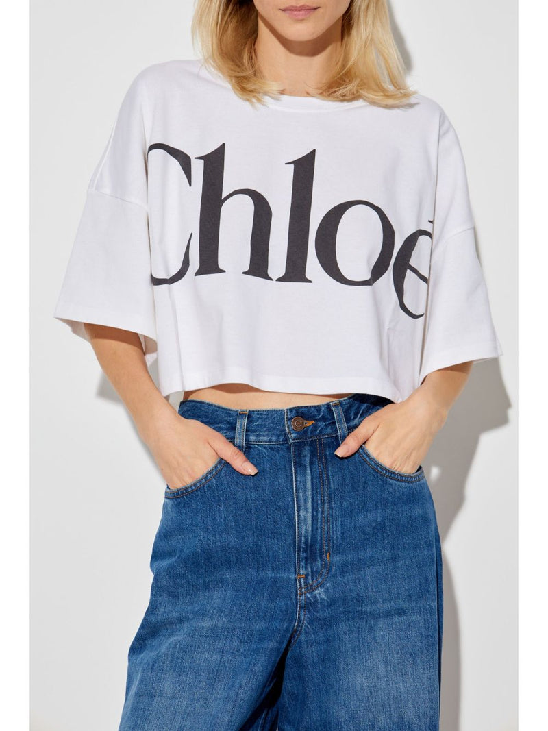 Chloé ChloÃ© Logo cotton t-shirt Variant 2 | Urbalenti™ NYC