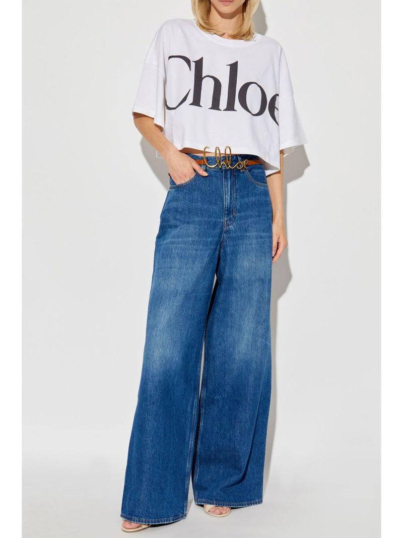 Chloé ChloÃ© Logo cotton t-shirt Variant 2 | Urbalenti™ NYC