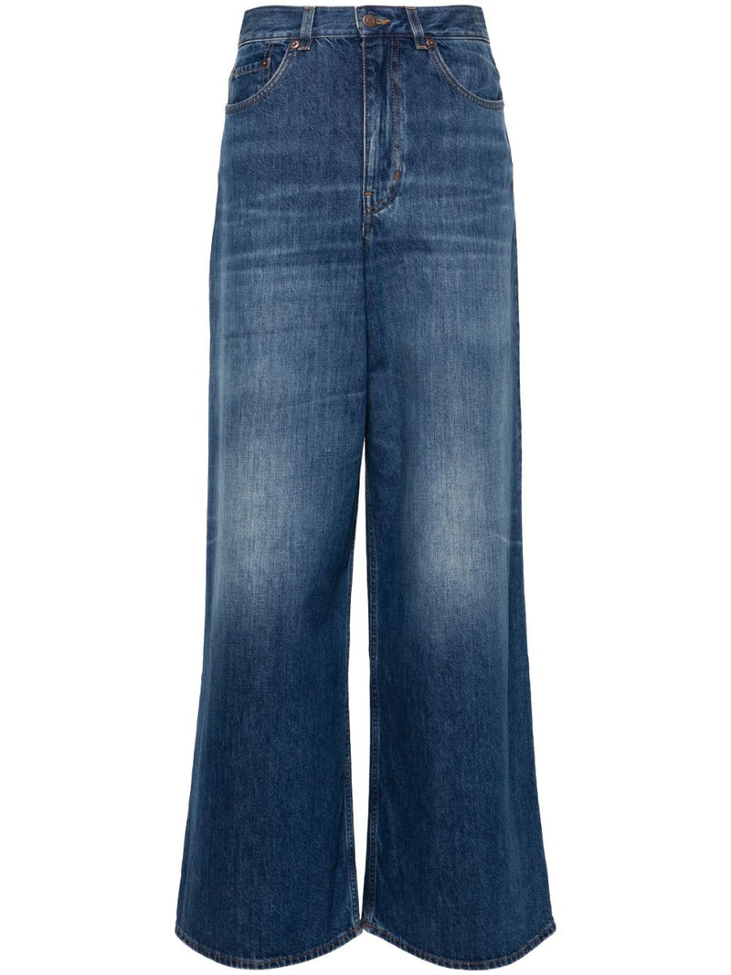 Chloé ChloÃ© Cotton wide-leg denim jeans | Urbalenti™ NYC