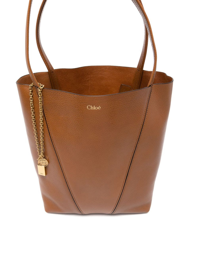 Chloé Spin Tote Bag In Grained Leather | Urbalenti™ NYC