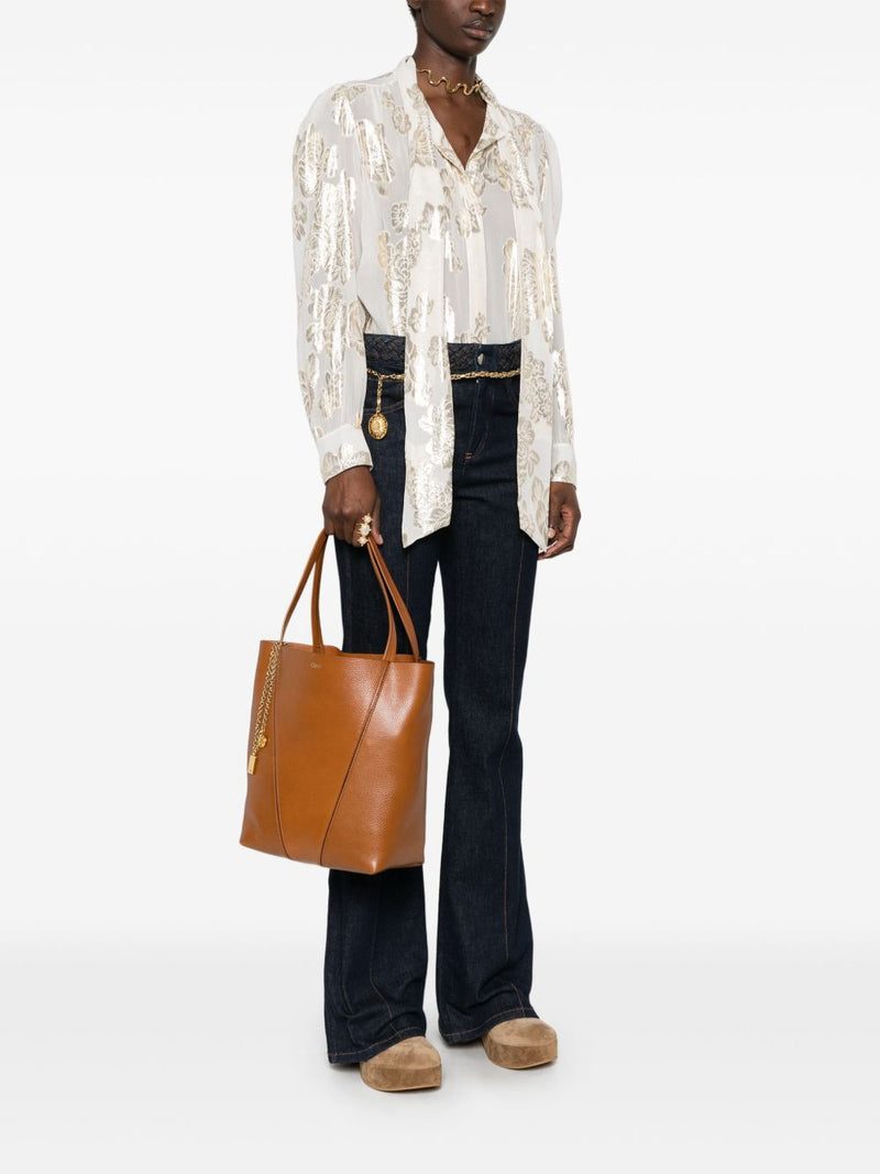 Chloé Spin Tote Bag In Grained Leather | Urbalenti™ NYC