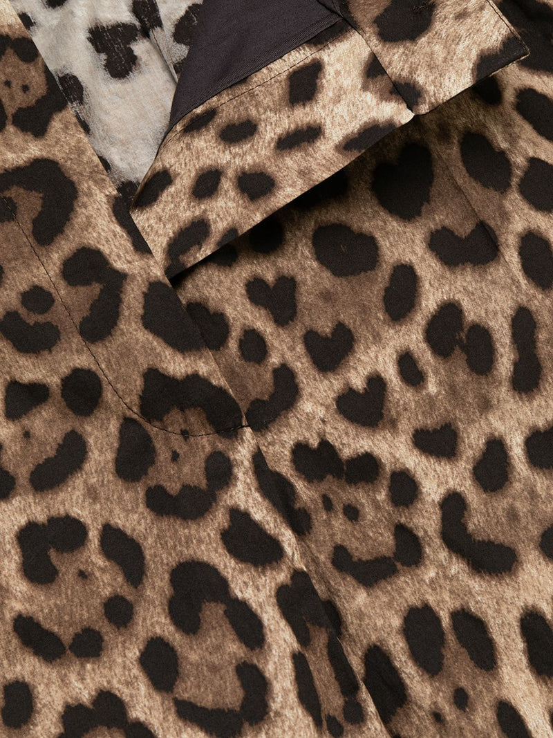 Dolce & Gabbana -Leopard-print tailored shorts. | Urbalen... | Urbalenti™ NYC