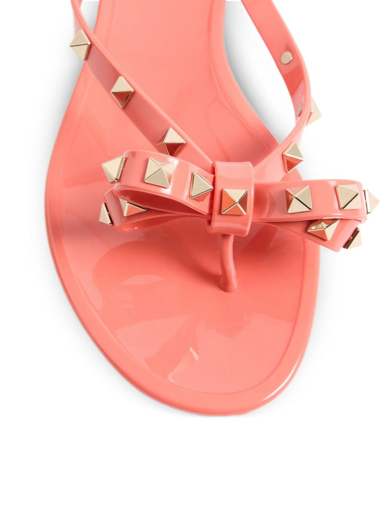 Valentino Garavani Rockstud Rubber Slipper - Studded | Urbalenti™ NYC