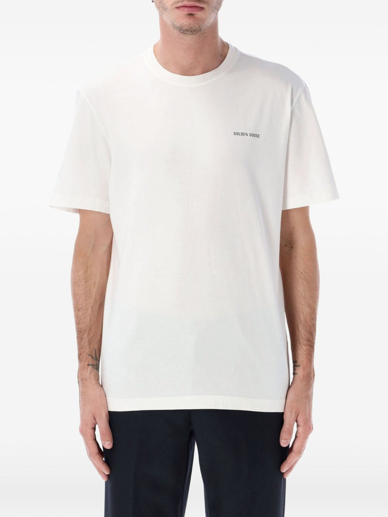 Golden Goose Logo cotton t-shirt Variant 1 | Urbalenti™ NYC