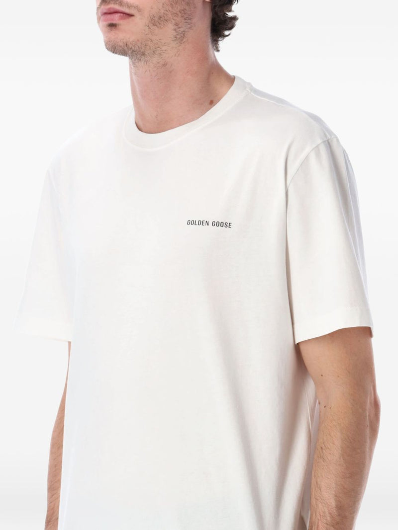Golden Goose Logo cotton t-shirt Variant 1 | Urbalenti™ NYC