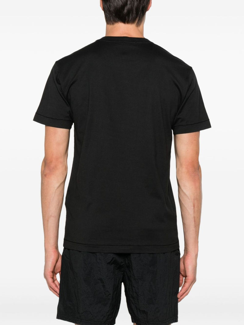 Stone Island Logo cotton t-shirt Variant 3 | Urbalenti™ NYC