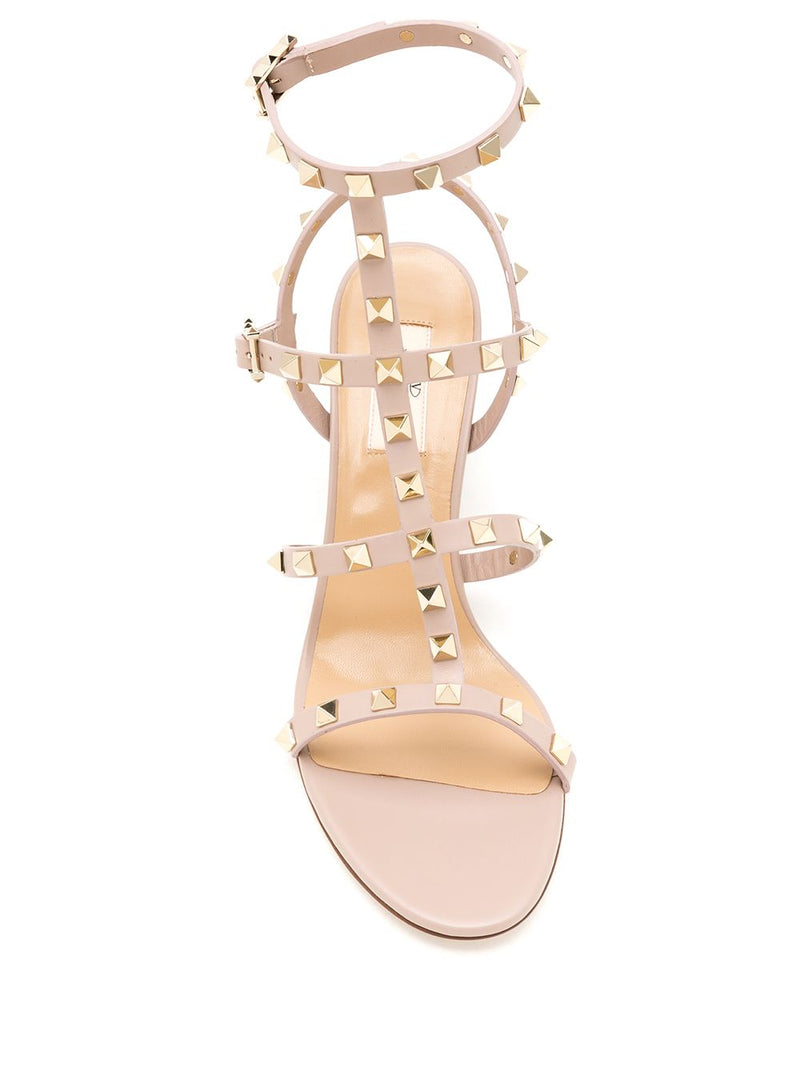Valentino Garavani Rockstud Calfskin Ankle Strap Sandal | Urbalenti™ NYC