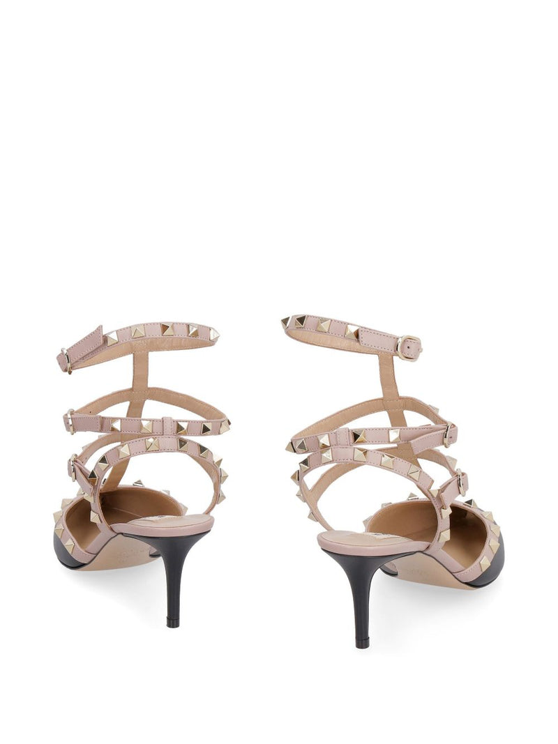 Valentino Garavani Valentino Garavani Patent Rockstud Caged Pump