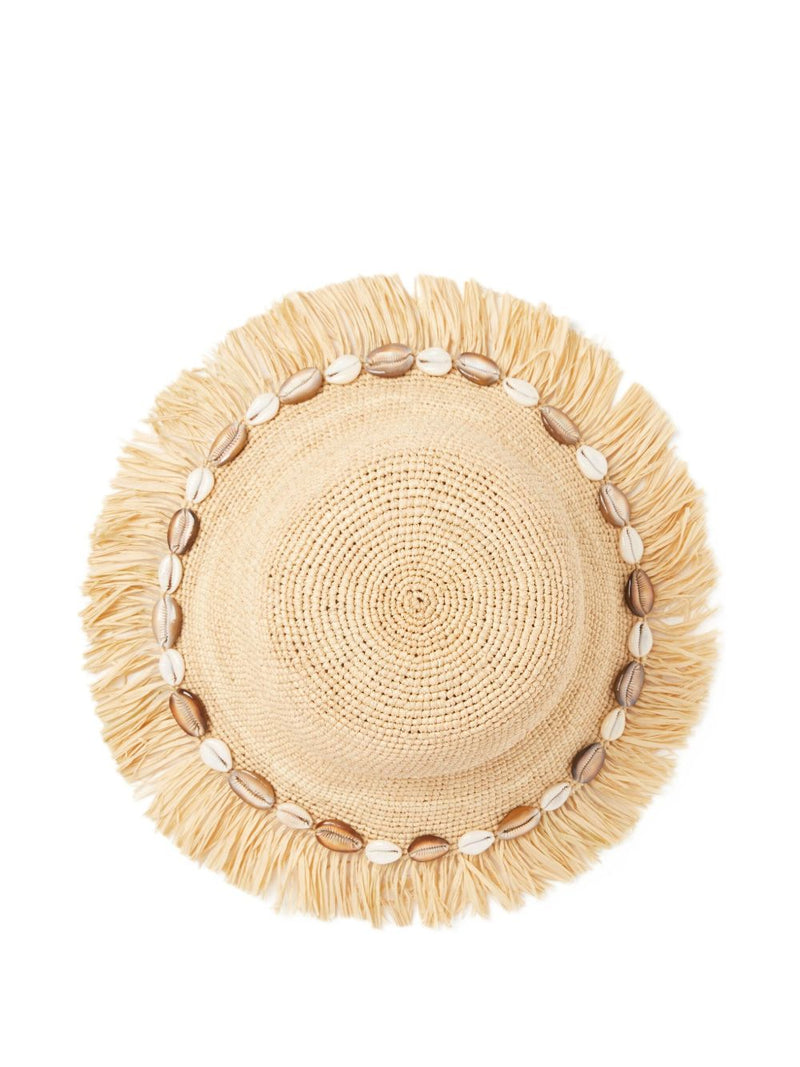 Alanui Alanui Chasing The Shadows Raffia Hat