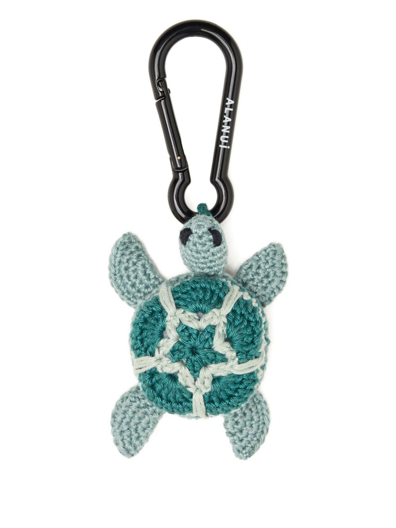 Alanui Alanui Handmade Turtle Crochet Key Holder