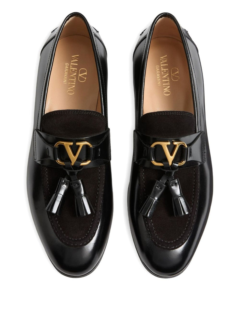 Valentino Garavani Vaniteux Calfskin and Split Leather Loafer | Urbalenti™ NYC
