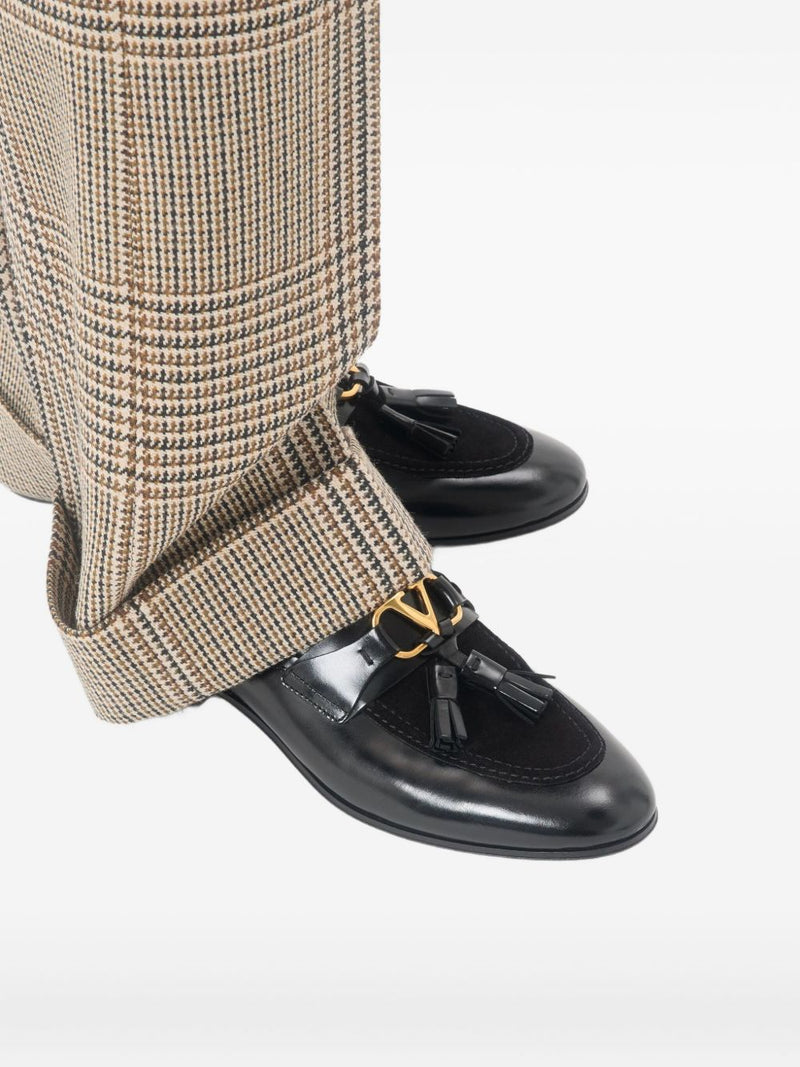 Valentino Garavani Vaniteux Calfskin and Split Leather Loafer | Urbalenti™ NYC