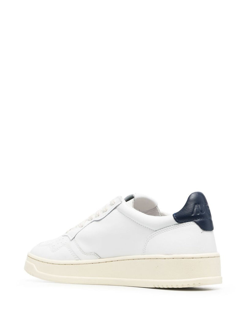 Autry Medalist Low Sneakers - White / Navy | Urbalenti™ NYC