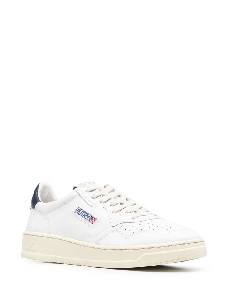 Autry Medalist Low Sneakers - White / Navy | Urbalenti™ NYC