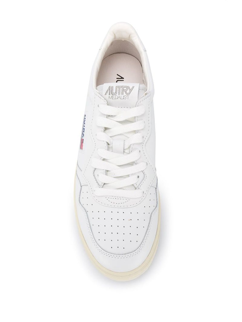 Autry Medalist Low Leather Sneakers - Leather Round Toe - Style 15-P26 |... | Urbalenti™ NYC