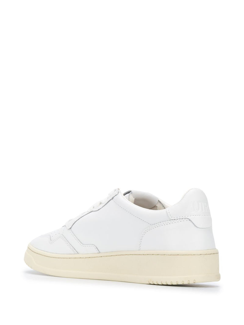 Autry Medalist Low Leather Sneakers - Leather Round Toe - Style 15-P26 |... | Urbalenti™ NYC