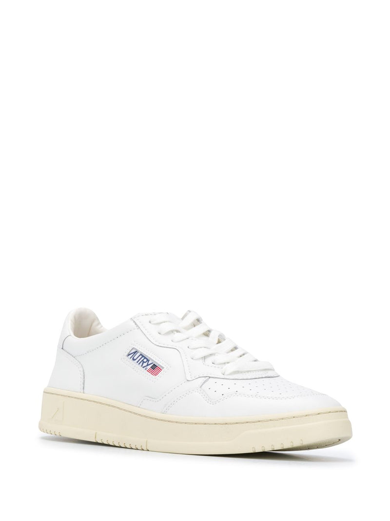 Autry Medalist Low Leather Sneakers - Leather Round Toe - Style 15-P26 |... | Urbalenti™ NYC