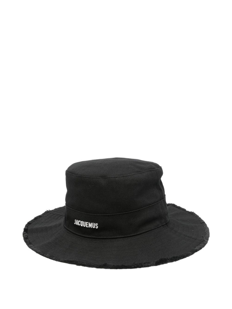 JACQUEMUS The Artichaut Bucket Hat - Black Cotton | Urbalenti | Urbalent... | Urbalenti™ NYC