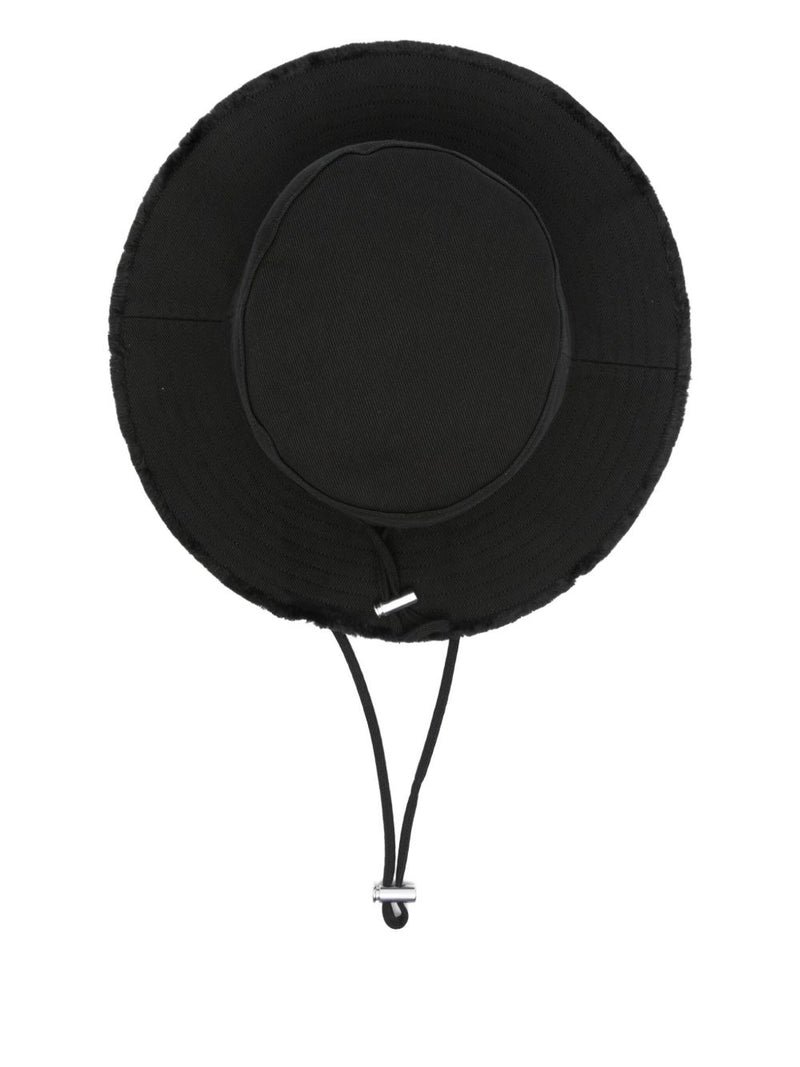 JACQUEMUS The Artichaut Bucket Hat - Black Cotton | Urbalenti | Urbalent... | Urbalenti™ NYC