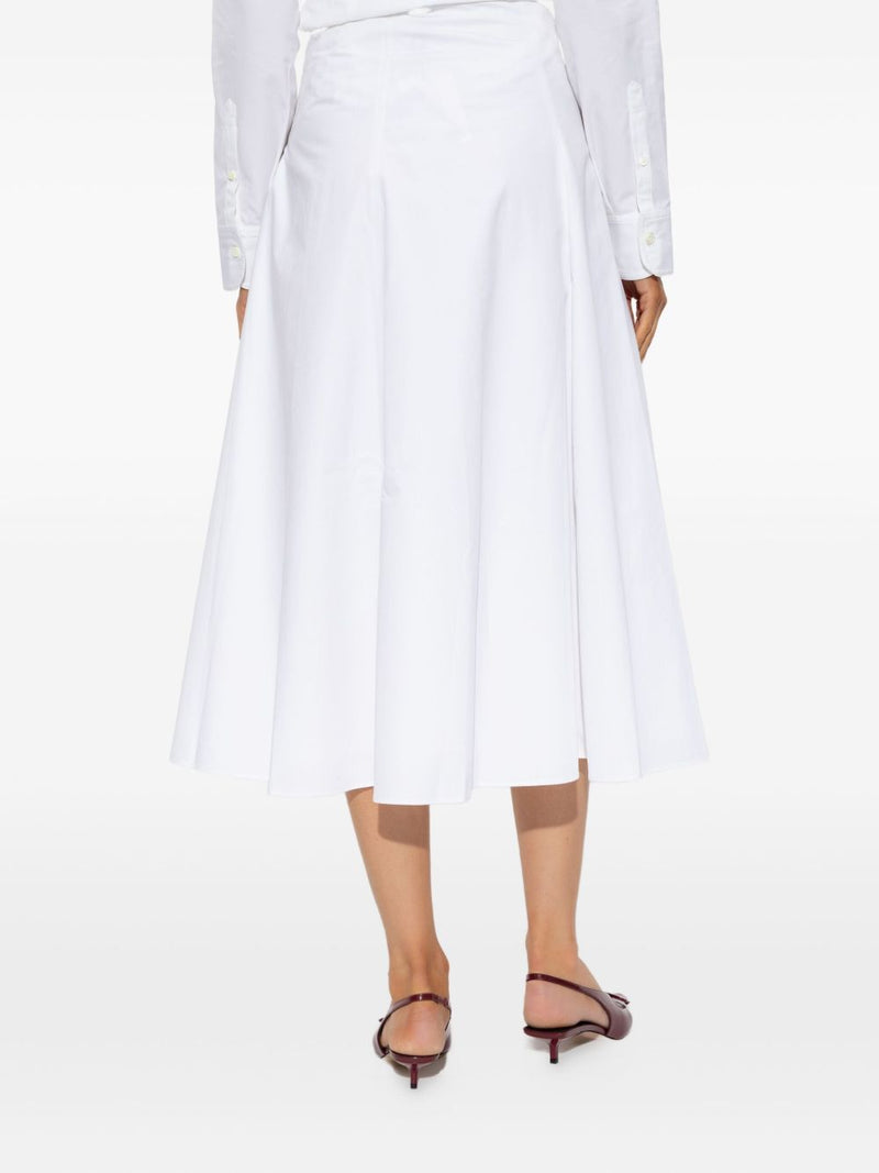 JACQUEMUS A-line silhouette La Jupe Triangle midi skirt | Urba... | Urbalenti™ NYC