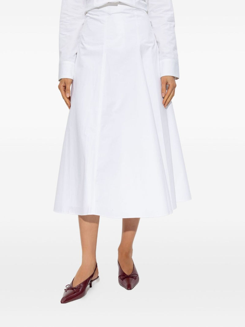 JACQUEMUS A-line silhouette La Jupe Triangle midi skirt | Urba... | Urbalenti™ NYC