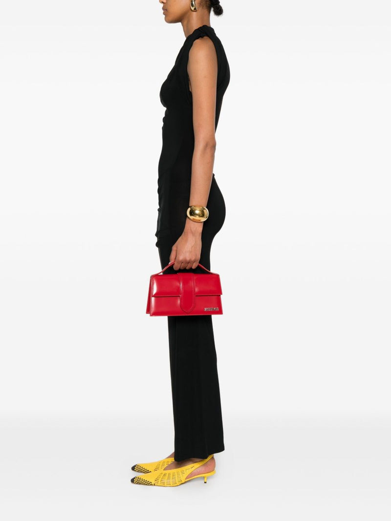 JACQUEMUS Le Grand Bambino leather handbag | URBALENTI ™