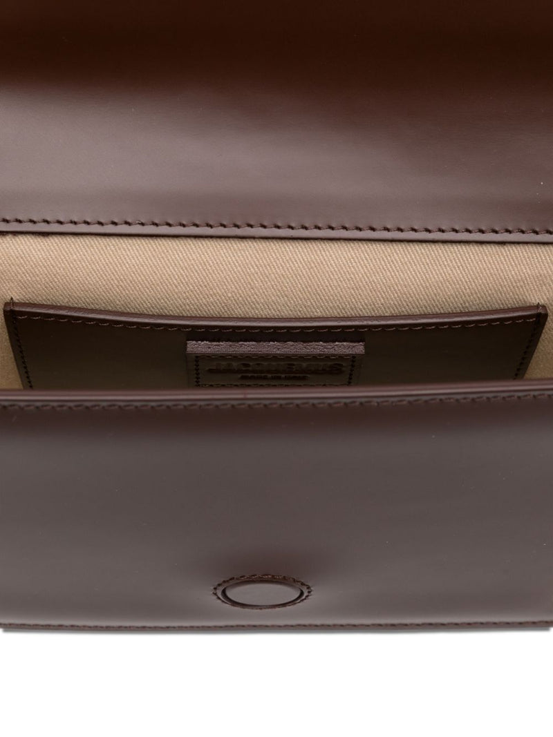 JACQUEMUS Le Bambino long leather shoulder bag | Urbalenti™ NYC