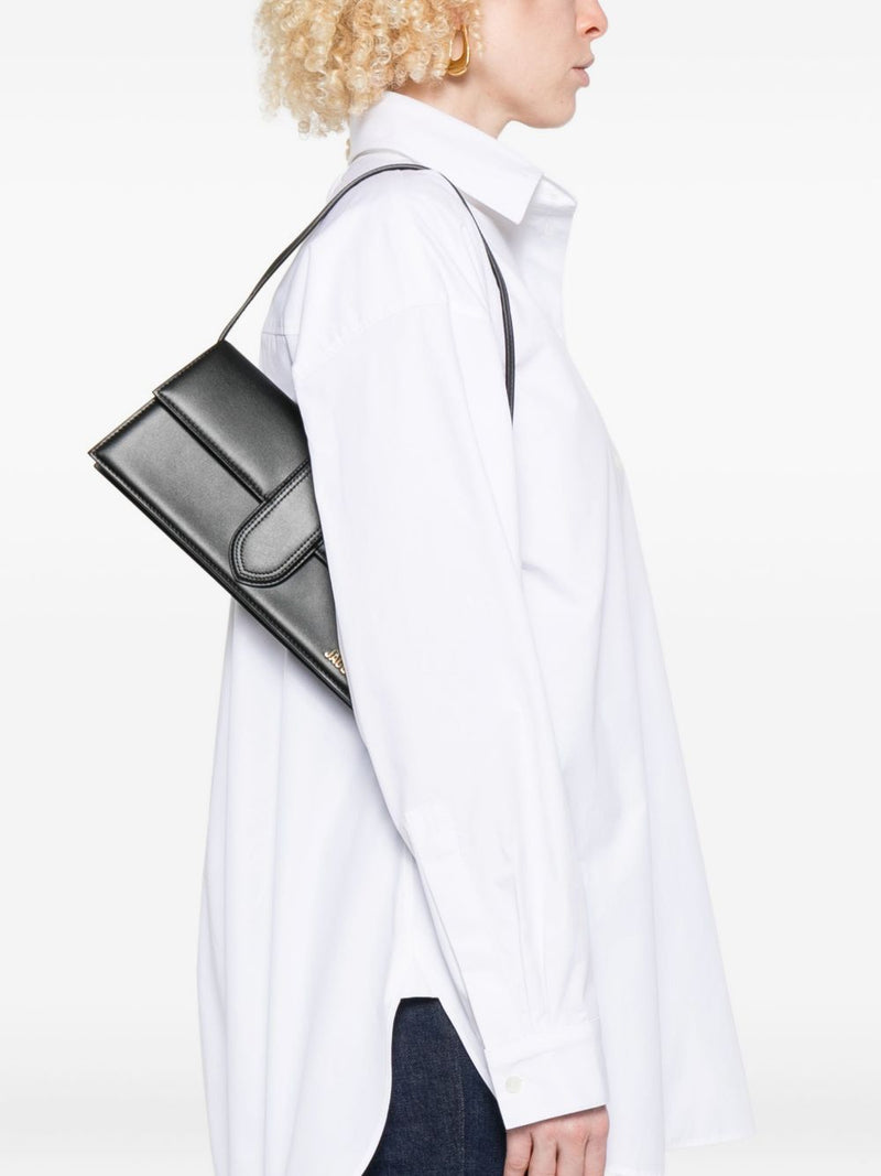 JACQUEMUS Le Bambino long leather shoulder bag | Urbalenti™ NYC