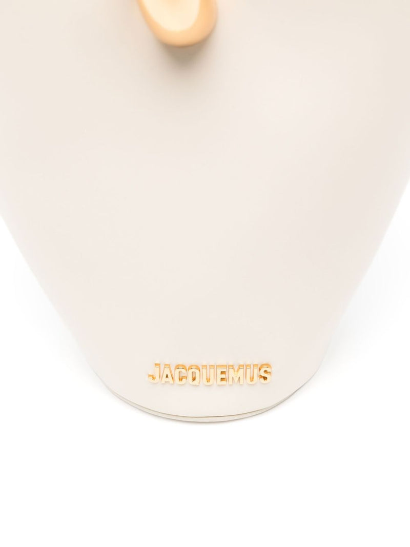 JACQUEMUS Le Petit Bambola leather bucket bag | Urbalenti™ NYC