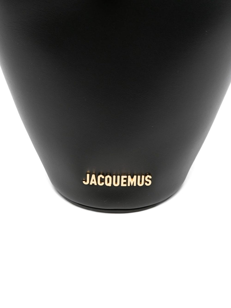 JACQUEMUS Le Petit Bambola leather bucket bag | Urbalenti™ NYC